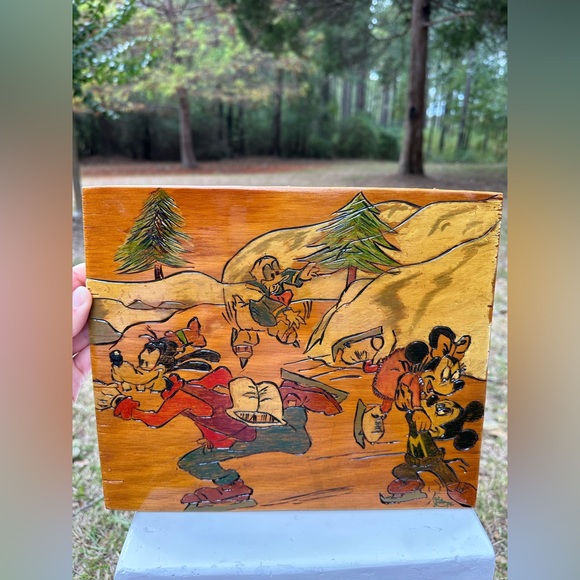 Wooden Disney picture - Picture 1 of 2